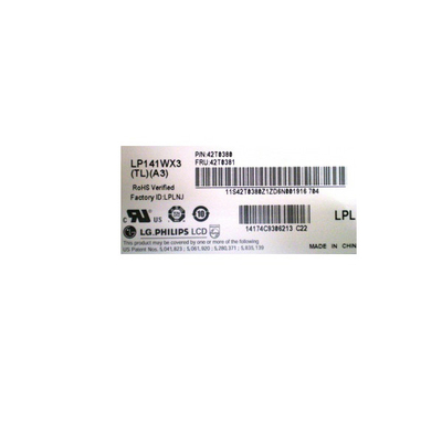İyi bir fiyat. LP141WX3-TLA3 14.1 inç 1280*800 LCD Ekran Modülü çevrimiçi