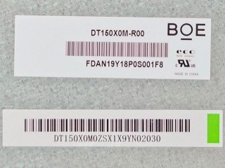 İyi bir fiyat. 15 inç 1024*768 DT150X0M-R00 Endüstriyel için LCD Ekran Paneli çevrimiçi